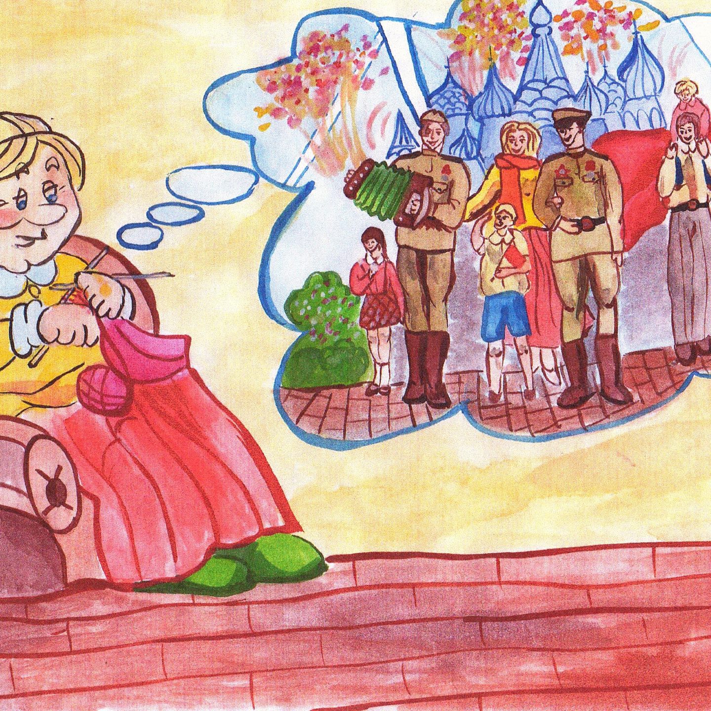 Иллюстрация к рассказу Федотовой Тамары (автор Гречков А. 14л)