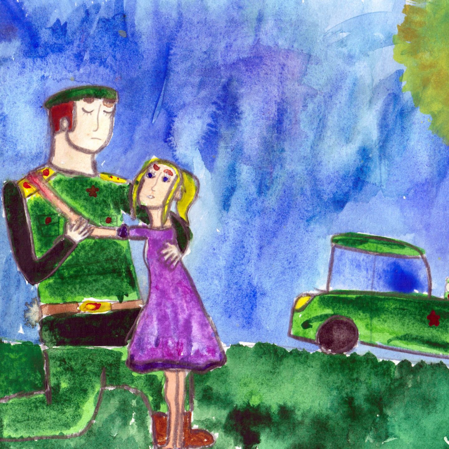 Иллюстрация к рассказу Шабалкиной Марии (автор Кунгурова С. 9 лет)