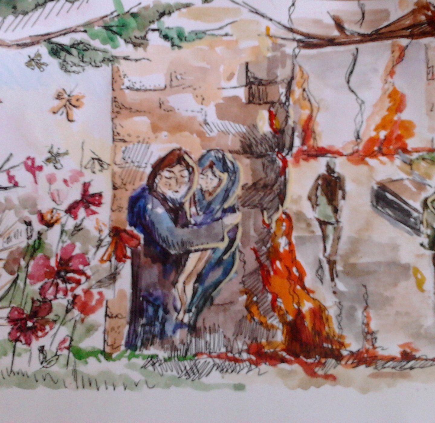 Иллюстрация к рассказу Кузнецовой Веры Николаевны (автор Солдатова И 15 лет)